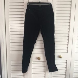 Black corduroy Talbots leggings